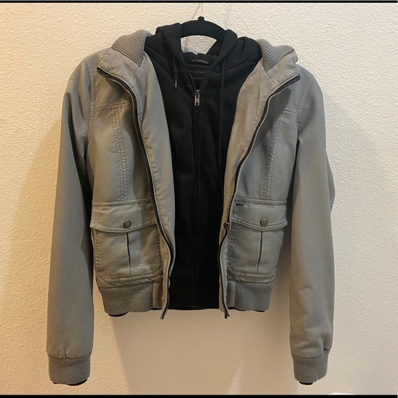 OBEY LEATHER JACKET - Picture 1 of 3